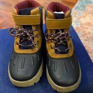 Kids Brown and Black Boots